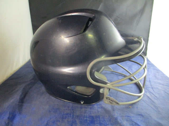 Load image into Gallery viewer, Used Easton TSA Natural Navy Batting Helmet w/ Mask Youth Size 6 3/8 - 7 1/8
