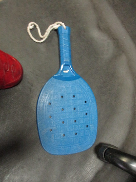 Used Blue Plastic Pickleball Paddle