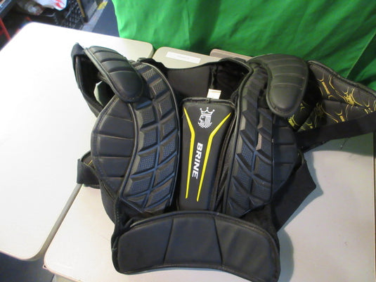 Used Brine Clutch Elite Black Large Lacrosse Shoulder Pads