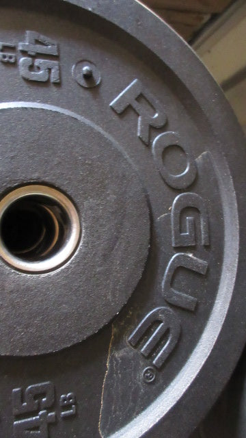 Rogue Mil Spec 45 lb Bumper Plates sold as a set of 2