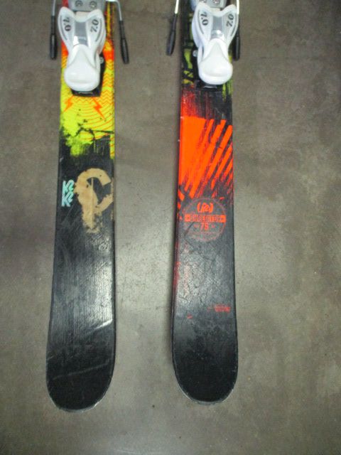 Used K2 Shreditor 75 Downhill Skis w/ Marker Bindings - 149cm - small wear