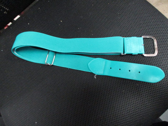 Used All Star Teal Adult Baseball Belt