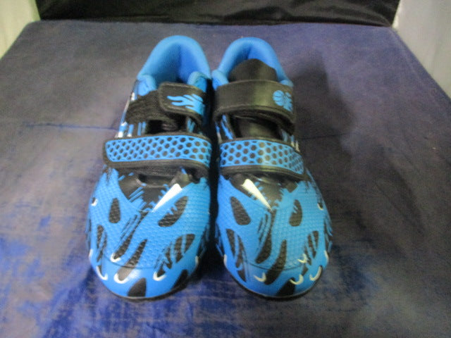 Load image into Gallery viewer, Used Blue Velcro Size Youth 12.5 Soccer Cleats
