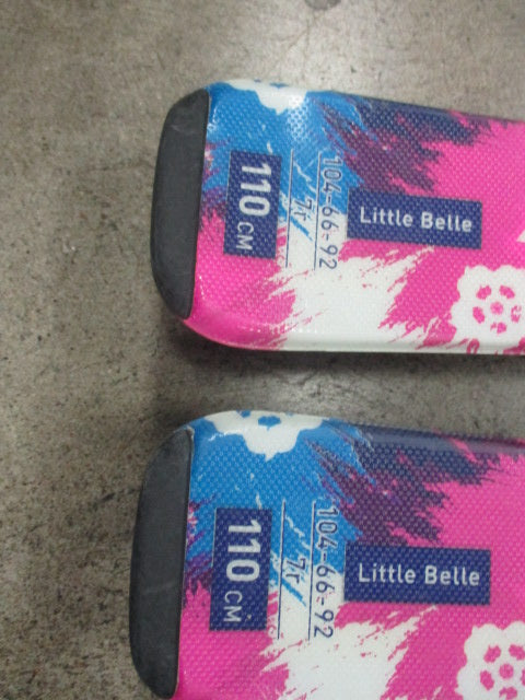 Used Nordica Little Belle 110CM Downhill Skis With Salomon Bindings