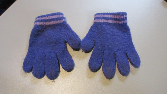 Used Purple Knit Gloves Size 2T-5T