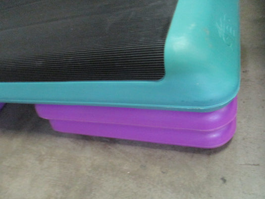 Used X-Large The Step Aerobic Step w/ 4 Risers