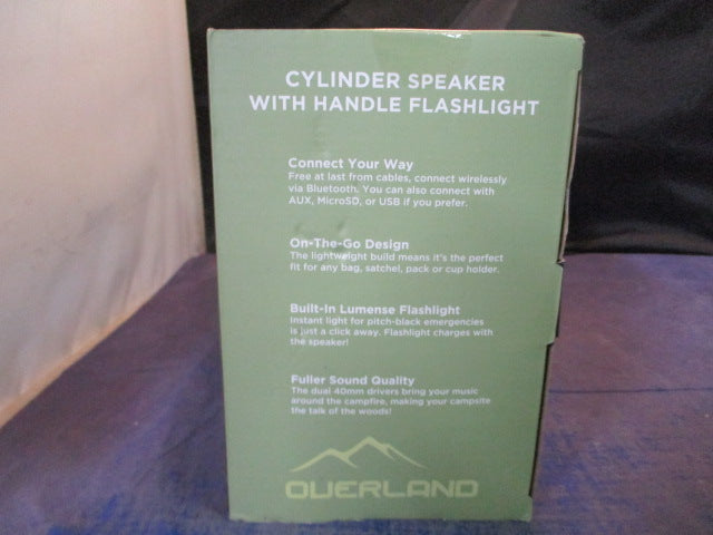 Load image into Gallery viewer, Used Merkury Overland Cylinder Speaker w/ Flashlight
