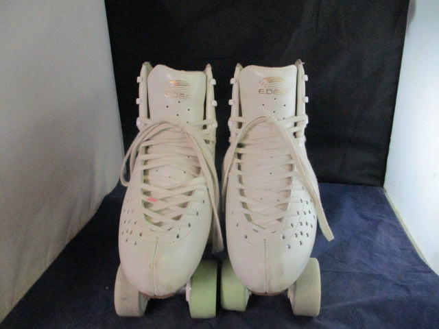 Load image into Gallery viewer, Used Edea Eco Rhinestone Quad Roller Skates Women&#39;s Size 8 Made in Italy
