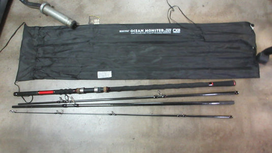 BerryPro ocean Monster Surf 15 Foot Fishing Pole Includes Bag 4 Piece