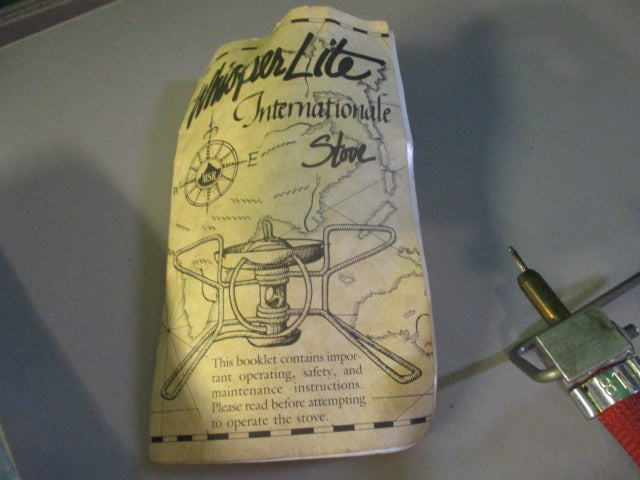 Load image into Gallery viewer, Used Vintage Whisperlite Internationale Camp Stove - Missing Plunger

