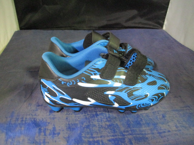 Load image into Gallery viewer, Used Blue Velcro Size Youth 12.5 Soccer Cleats
