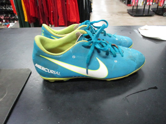 Used Nike Mercurial Size 3.5Y Soccer Cleats