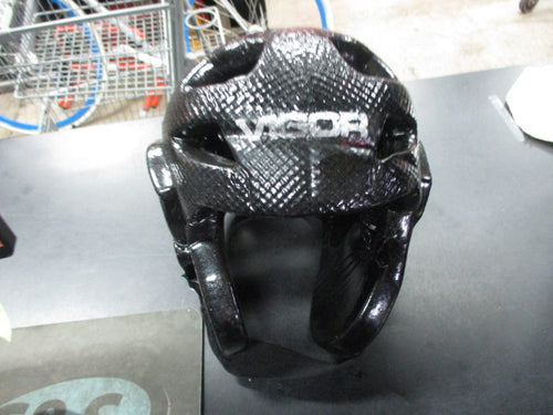 Used Vigor Black Sparring Head Gear