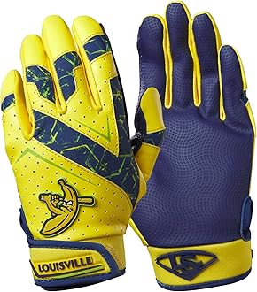 New Louisville Slugger Savannah Bananas V2 Batting Gloves Youth Size Small