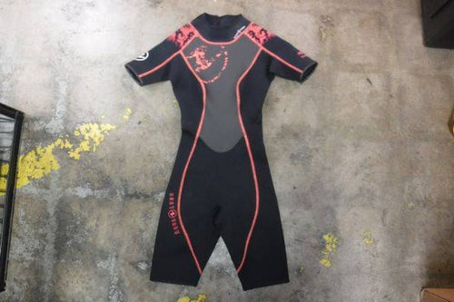 New Aqualung Hydroflex Womens Size 4 Shorty Wetsuit