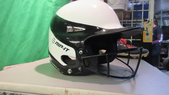 Load image into Gallery viewer, Used Rip - It M/L 6 1/2 - 7 3/8&quot; Softball Batting Helmet w/ Face Mask
