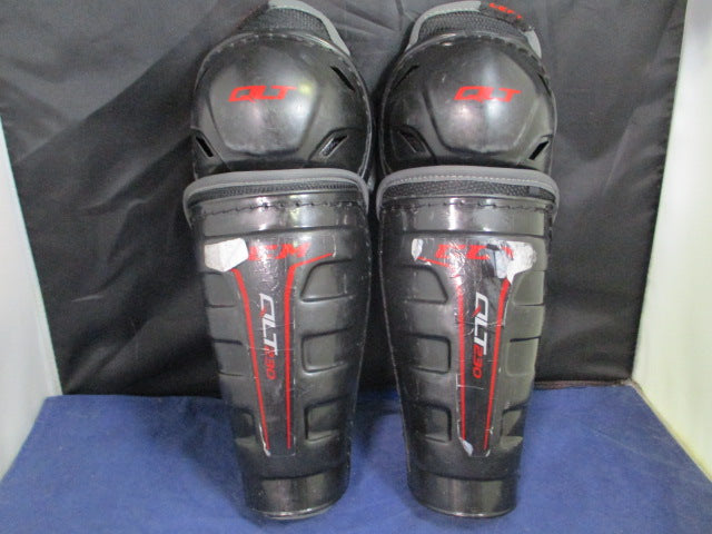 Load image into Gallery viewer, Used CCM QLT 230 10&quot; Hockey Shin Pads Size
