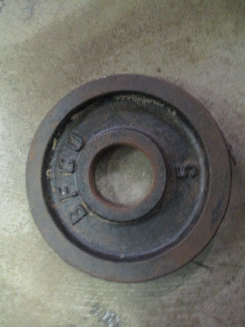 Used BFCO 5l;b Olympic Weight Plate