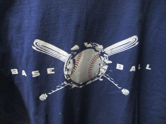 Load image into Gallery viewer, Navy Baseball Shirt Adult Size Medium
