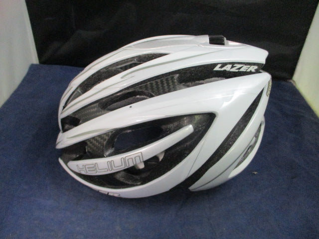 Load image into Gallery viewer, Used Lazer Helium Adjustable Bicycle Helmet Size 51-53cm w/ Helmet Bag
