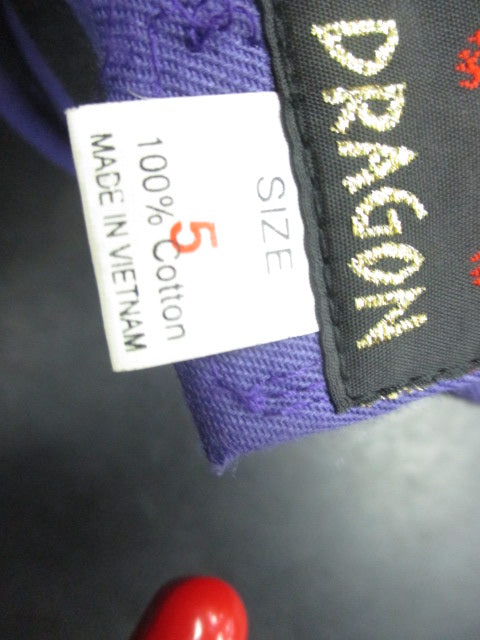 Used Double Dragon Purple Karate Belt Size 5