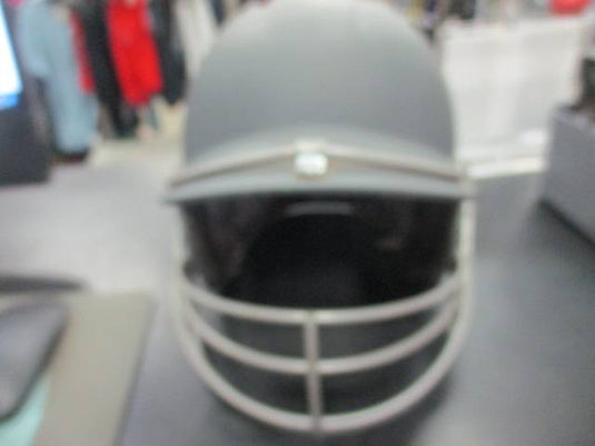 Used Champro Gray Batting Helmet With Mask