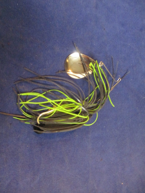 Used Black & Green Spinner Lure