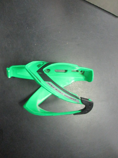 Used Elite Custom Race Bottle Cage - Green