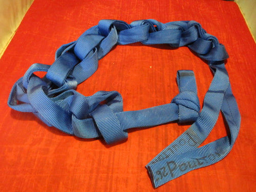 Used Blue Nylon Sling Rope 25 Ft