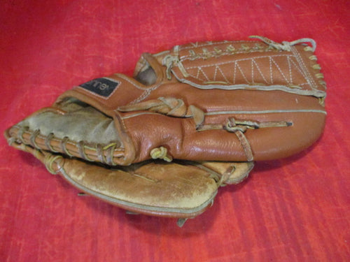 Used JC Penney Vintage Leather Baseball Glove