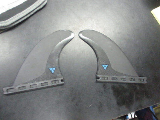 Used Futures Mens M Carbon Blue Dual Fins (Set of 2)