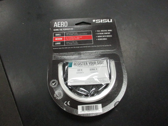 New SISU Aero Mouthguard Medium-Charcoal Black