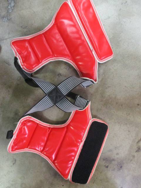 Used Child Matrial Arts Red Chest Protector