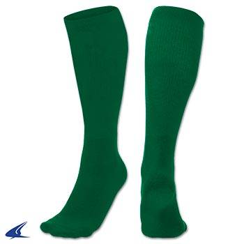 New Champro Forest Green Multi-Sport 100% Polyester Sock Size Medium