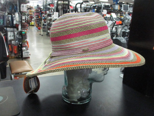 Scala Multi Tone Paper Braid Hat UPF 50+