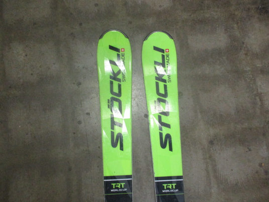 Used Stockli AR Laser 168cm Skis w/ Salomon Bindings