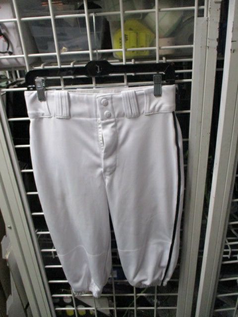 Used White and Black Piping Champro Knicker Bottom Pants Youth Size Large