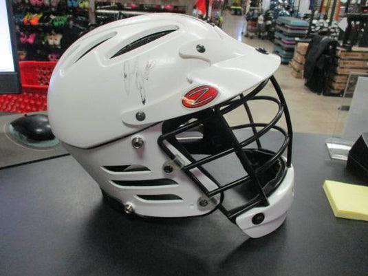 Used Stryke White Medium Lacrosse Helmet