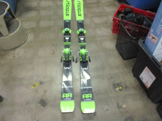 Used Stockli AR Laser 168cm Skis w/ Salomon Bindings