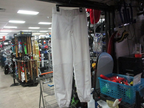 Used Champro Elastic Bottom Adult Small Baseball Pants White