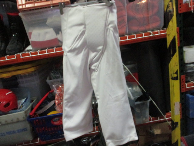 Load image into Gallery viewer, Used Champro White Football Pants With Pads Youth XS
