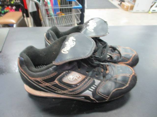 Load image into Gallery viewer, Used Rawlings Baseball Cleats Size 2
