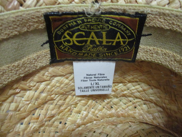 Load image into Gallery viewer, Scala Natural Fibre Brimmed Hat L/XL
