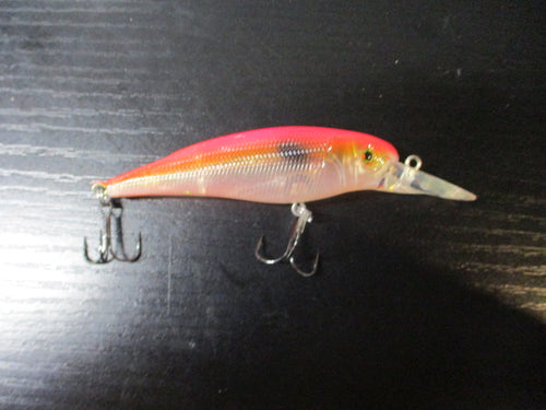 Used Pink and Yellow Crank Bait Lure