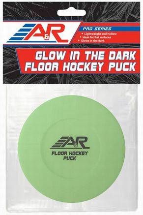 New A&R Sports Hockey Floor Puck Glow in The Dark