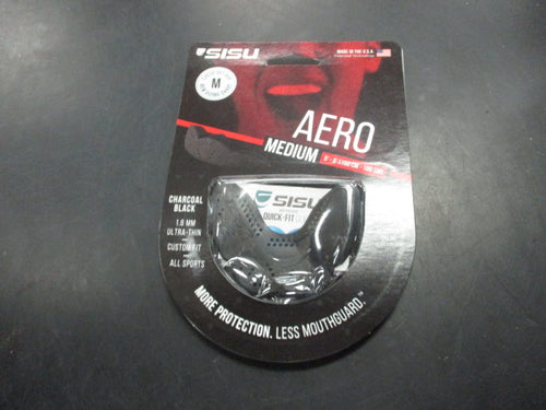 New SISU Aero Mouthguard Medium-Charcoal Black