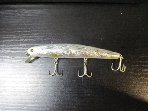 Used Lucky Craft Saltwater Flash Minnow 110 California Inshore Fishing Rip Bait