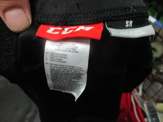 Used CCM Senior Black Hockey Socks