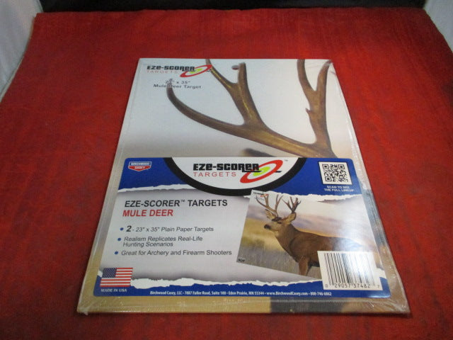 Load image into Gallery viewer, Birchwood Casey Eze -Scorer 23&quot; x 35&quot; Mule Deer Target -2 Pack
