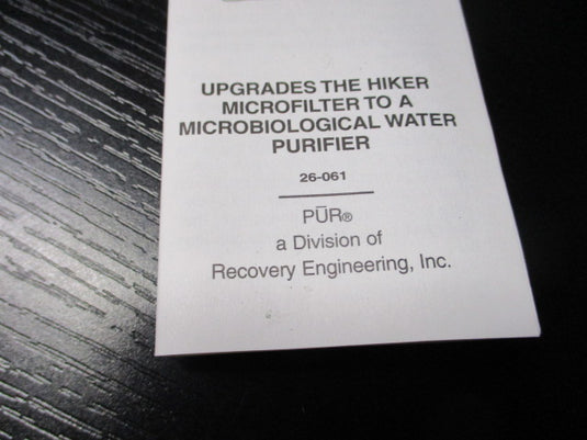 Used PUR Voyageur Microbiological Water Purifier NIB